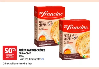Préparation crêpes Francine