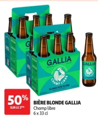 Bière blonde Gallia Champ libre