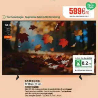 Téléviseur SAMSUNG TV MINI-LED 4K TQ55QN85CATXXC