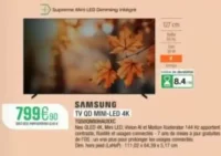SAMSUNG TV QD MINI-LED 4K TQ50QN80HAUXXC