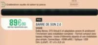 TCL BARRE DE SON 2.0 S45HE