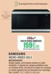 Micro-ondes Solo Samsung MS32DG4504AT
