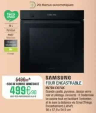 Four encastrable Samsung NV7B41307AK