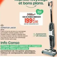 Aspirateur laveur 3641N