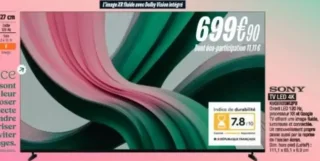 SONY TV LED 4K KD50X85M2PB