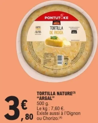 Tortilla Nature "Argal"
