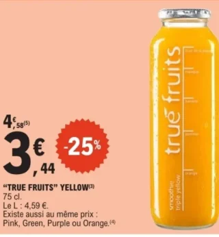 True Fruits Yellow smoothie