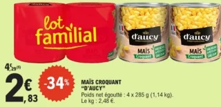 Maïs Croquant "D'AUCY"