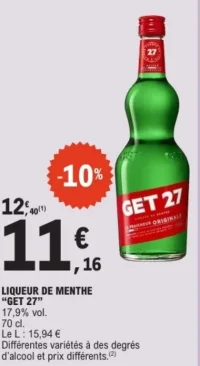 Liqueur de menthe "Get 27"