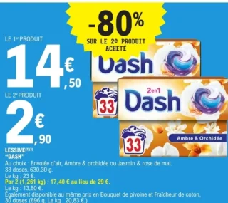 Lessive Dash