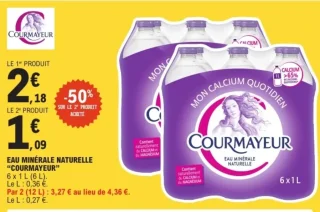 Eau minérale naturelle Courmayeur