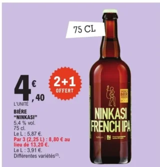 Bière "NINKASI" French IPA