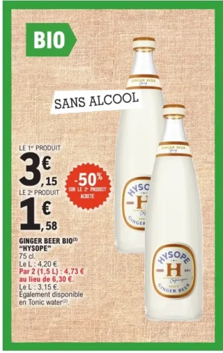 Ginger Beer Bio "HYSOPE"
