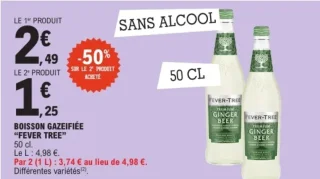 Boisson Gazeifiée "FEVER TREE"