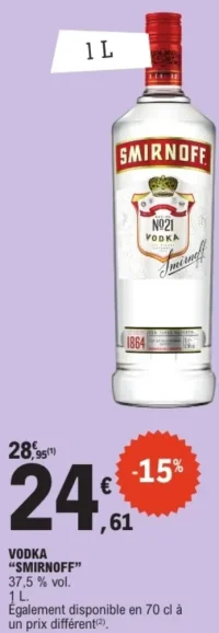 Vodka "SMIRNOFF"