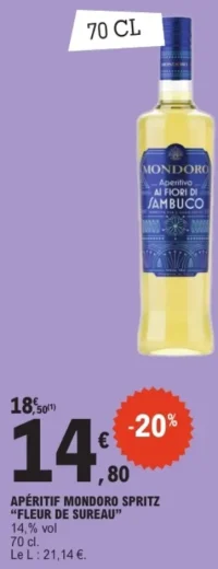 APÉRITIF MONDORO SPRITZ "FLEUR DE SUREAU"