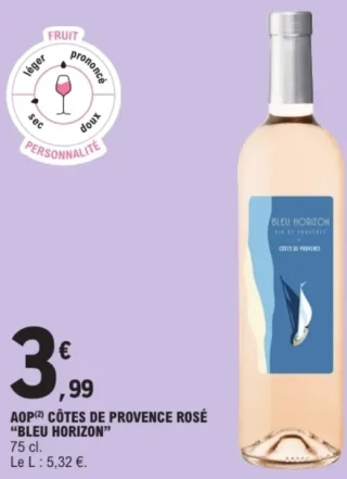AOP Côtes de Provence Rosé "Bleu Horizon"
