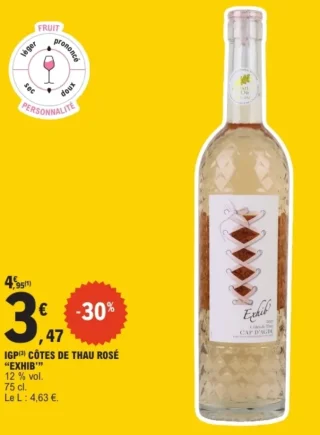 IGP Côtes de Thau Rosé "Exhib"