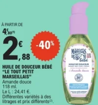 Huile de Douceur Bébé "Le Tout Petit Marseillais" Amande douce