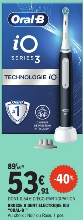 Brosse à dents électrique iO3 "Oral-B"