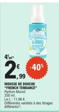 Mousse de Douche "French Tendance"