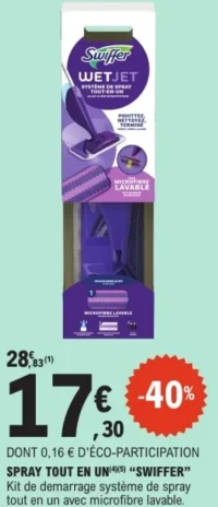 Spray Tout En Un Swiffer WetJet Kit de démarrage