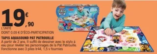 Tapis Aquasound Pat Patrouille