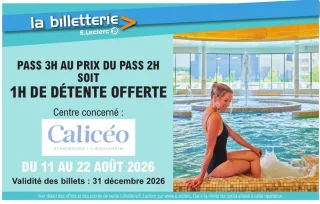 Pass 3h au prix du pass 2h Calicéo Strasbourg | Lingolsheim