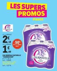 Eau minérale naturelle Courmayeur 6 x 1 L