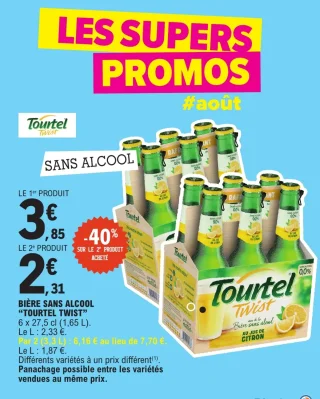 Bière sans alcool Tourtel Twist