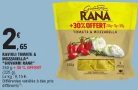 RAVIOLI TOMATE & MOZZARELLA "GIOVANNI RANA"