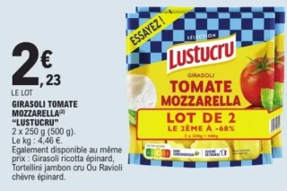 Girasoli Tomate Mozzarella "Lustucru"