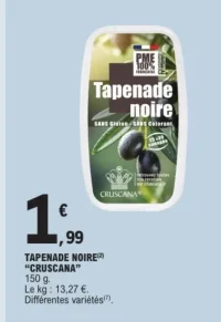Tapenade noire Cruscana