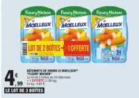 Bâtonnets de surimi le moelleux Fleury Michon
