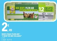 OEUFS FRAIS PLEIN AIR "L'OEUF DE NOS VILLAGES"