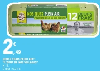 OEUFS FRAIS PLEIN AIR "L'OEUF DE NOS VILLAGES"