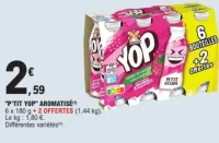 "P'TIT YOP" AROMATISÉ Yoplait
