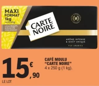 Café Moulu Carte Noire Arôme Intense & Goût Unique