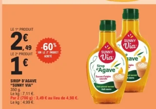 SIROP D'AGAVE "SUNNY VIA"