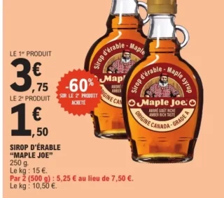 SIROP D'ÉRABLE "MAPLE JOE"