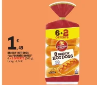 Brioch' Hot Dogs "La Fournée Dorée"
