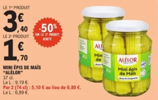 Mini épis de maïs ALÉLOR