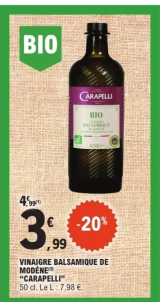 Vinaigre balsamique de Modène CARAPELLI