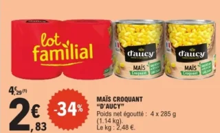 Maïs croquant D'AUCY