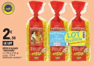 Pâtes d'Alsace "Valfleuri"