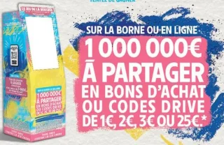 Le Jeu de la Rentrée - 1 000 000€ à partager en bons d'achat ou codes drive