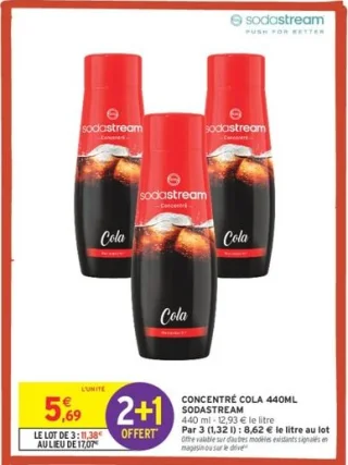 Concentré Cola Sodastream 440ml