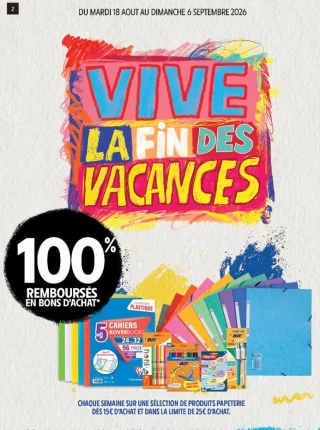 Sélection de produits papeterie BIC, Clairefontaine, Tipp-Ex