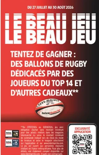 Jeu Le Beau Jeu - Tentez de gagner des ballons de rugby dédicacés par des joueurs du Top 14 et d'autres cadeaux