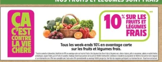 Fruits et légumes frais